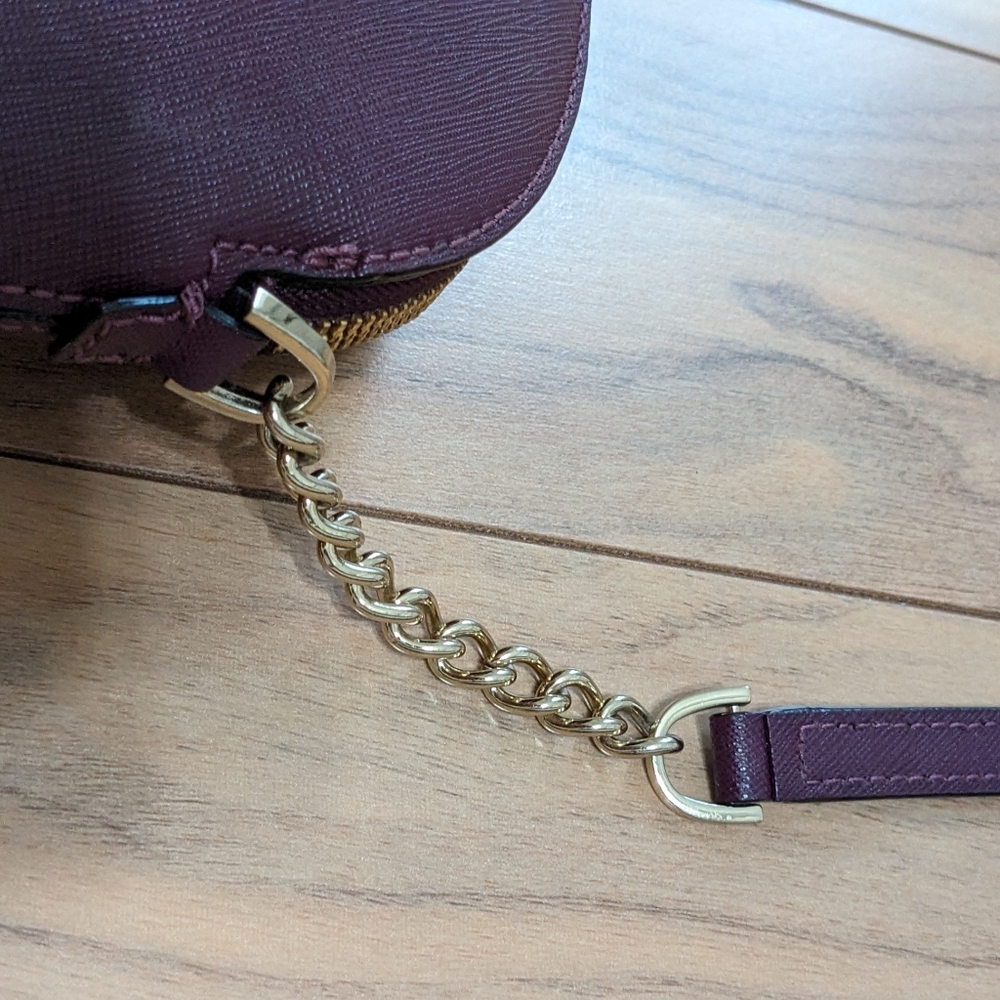 EUC! Kate Spade New York Cameron Street Blossom Hilli Crossbody Bag Burgundy - Picture 4 of 12